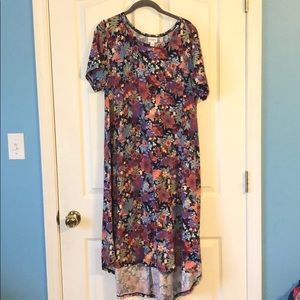 Floral LuLaRoe High low swing dress XL